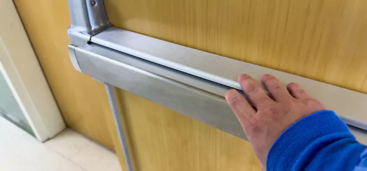 Installing a Push Bar on a Door Arlington Heights